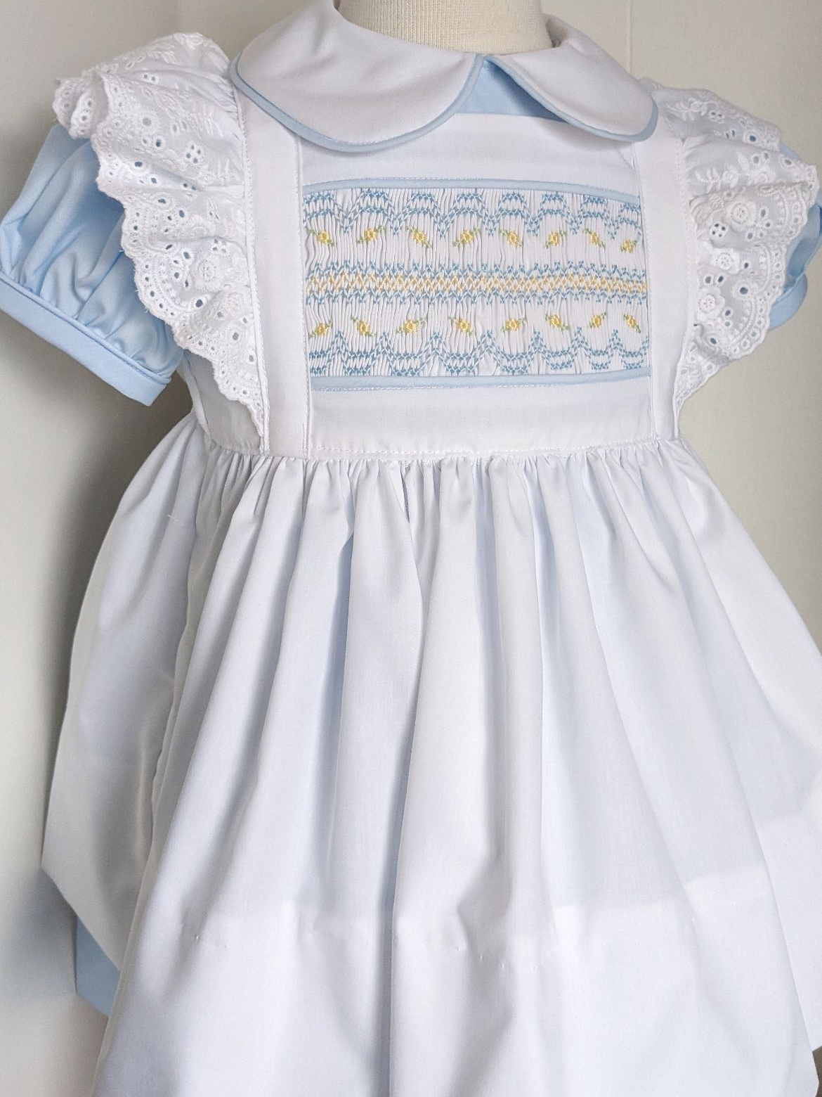 0-12Y Baby Girl White Smocked  - Baby Clothing Dresser review and price