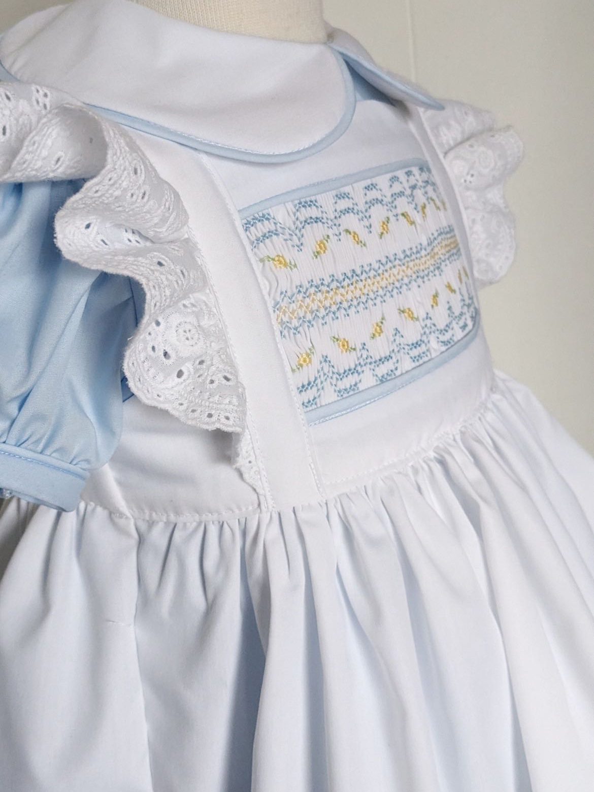 0-12Y Baby Girl White Smocked  - Baby Clothing Dresser review and price