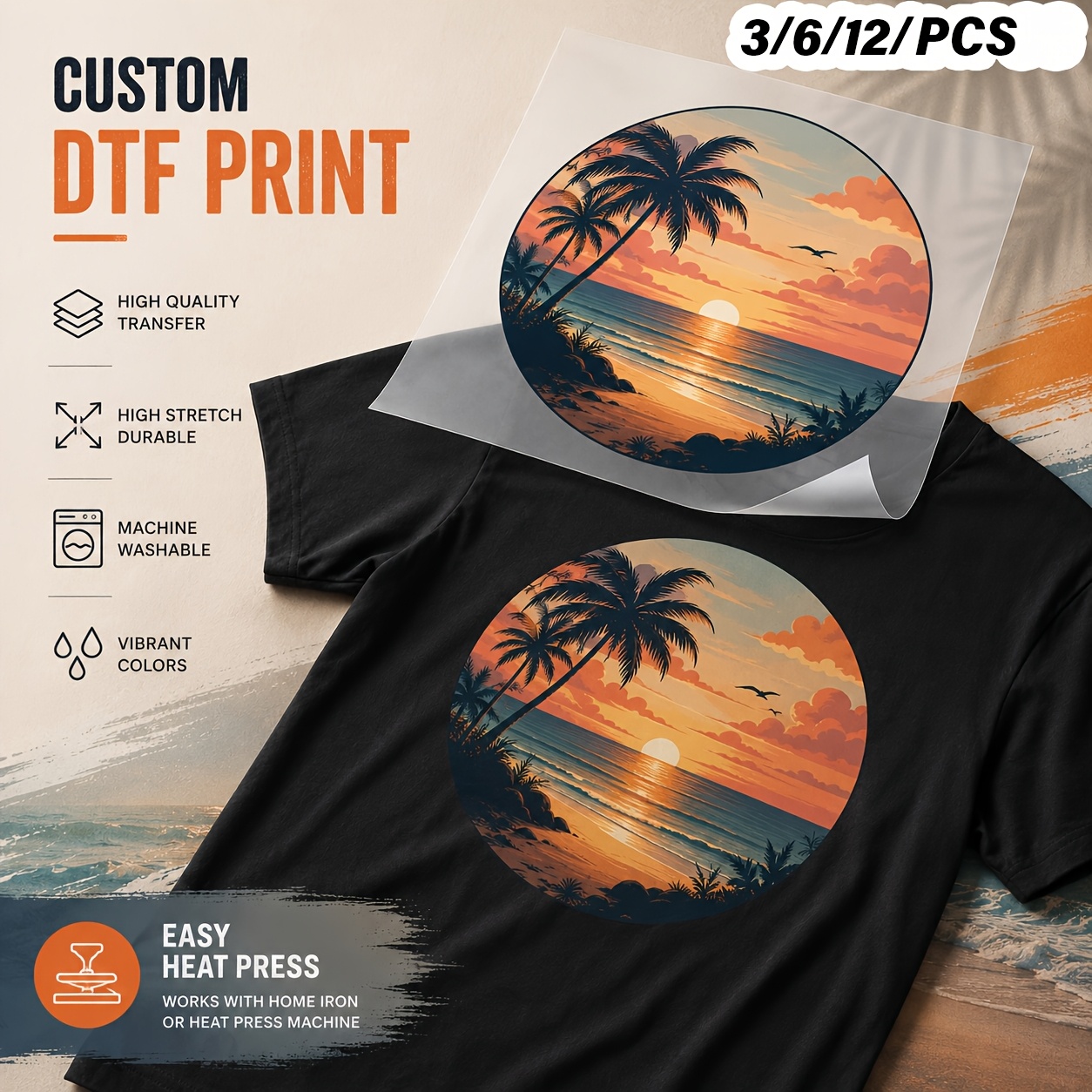 6PCS Custom DTF Heat Transfers - Baby Clothing Usa review and price