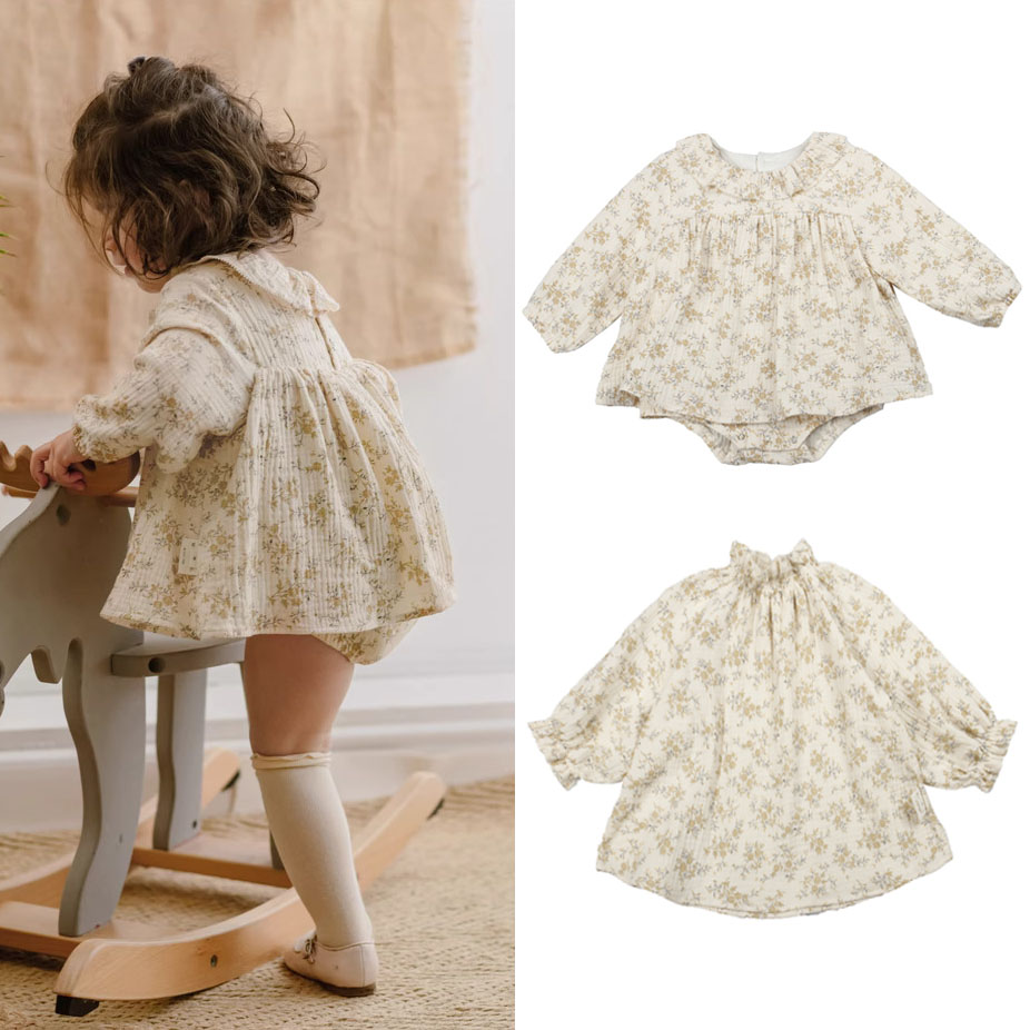 Floral Baby Girl Dresses Sprin - Baby Clothing Organic review and price